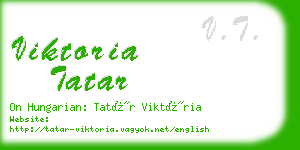 viktoria tatar business card